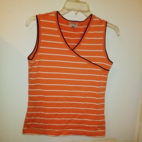 IZOD womens orange athletic tank SZ M - Picture 1 of 3